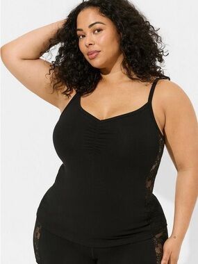 Torrid Foxy Lace Side Sleeveless Sleep Tank size 6